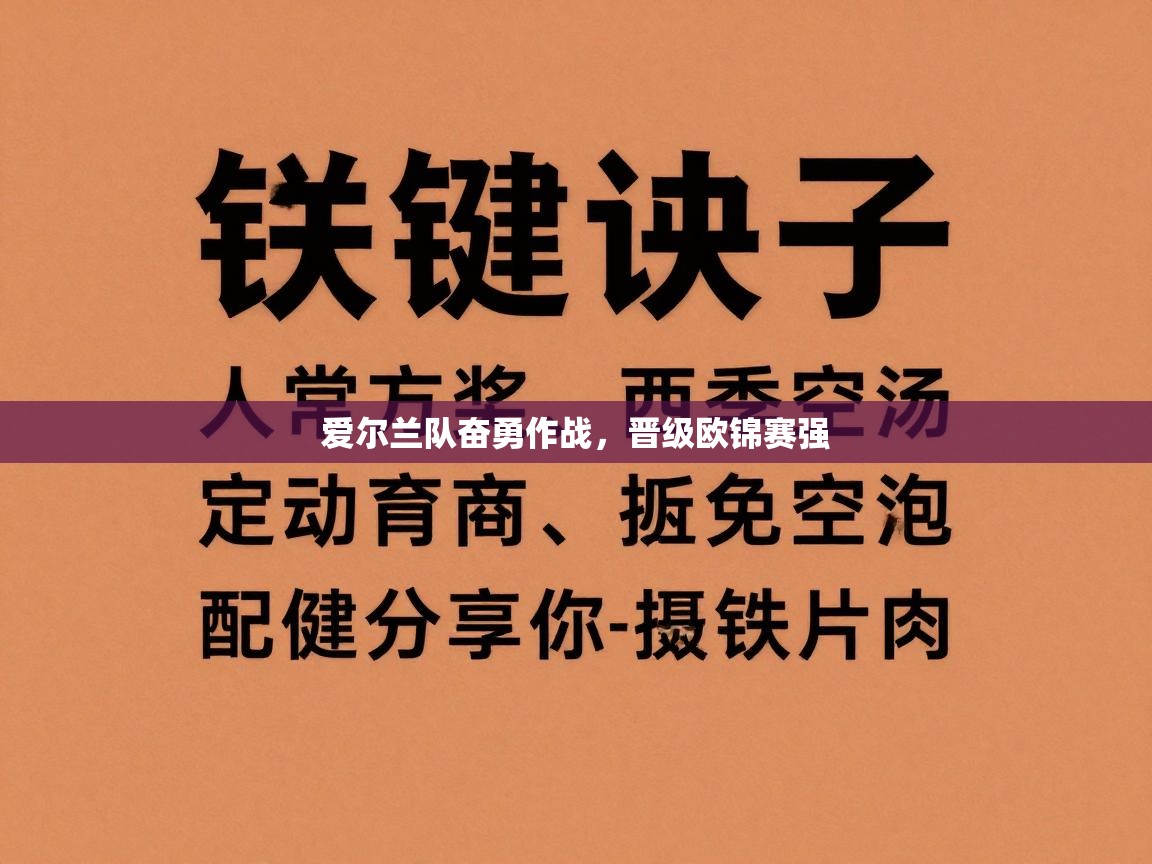 爱尔兰队奋勇作战，晋级欧锦赛强  第2张